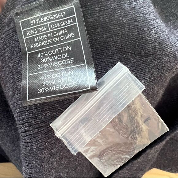 Cupcakes and Cashmere NWT Jason off the shoulder sweater dress heather gray M - Picture 4 of 6